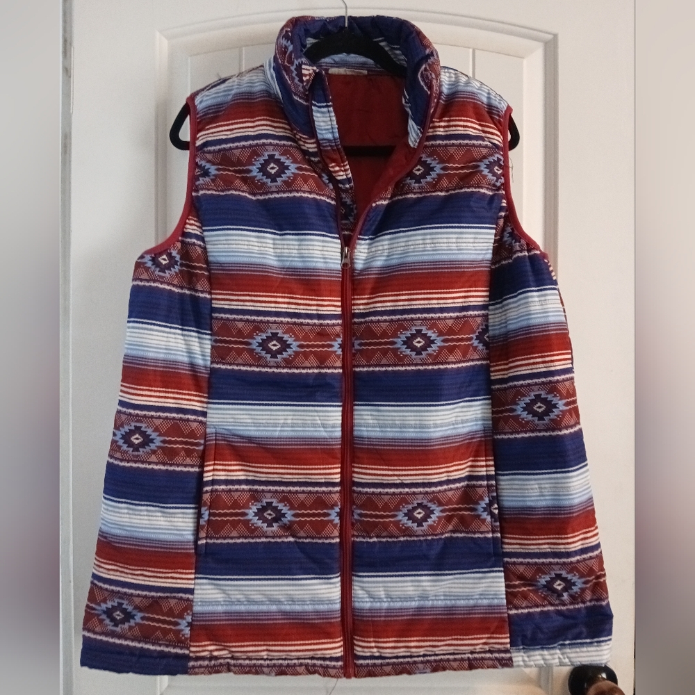 Cheekys Aztec print vest